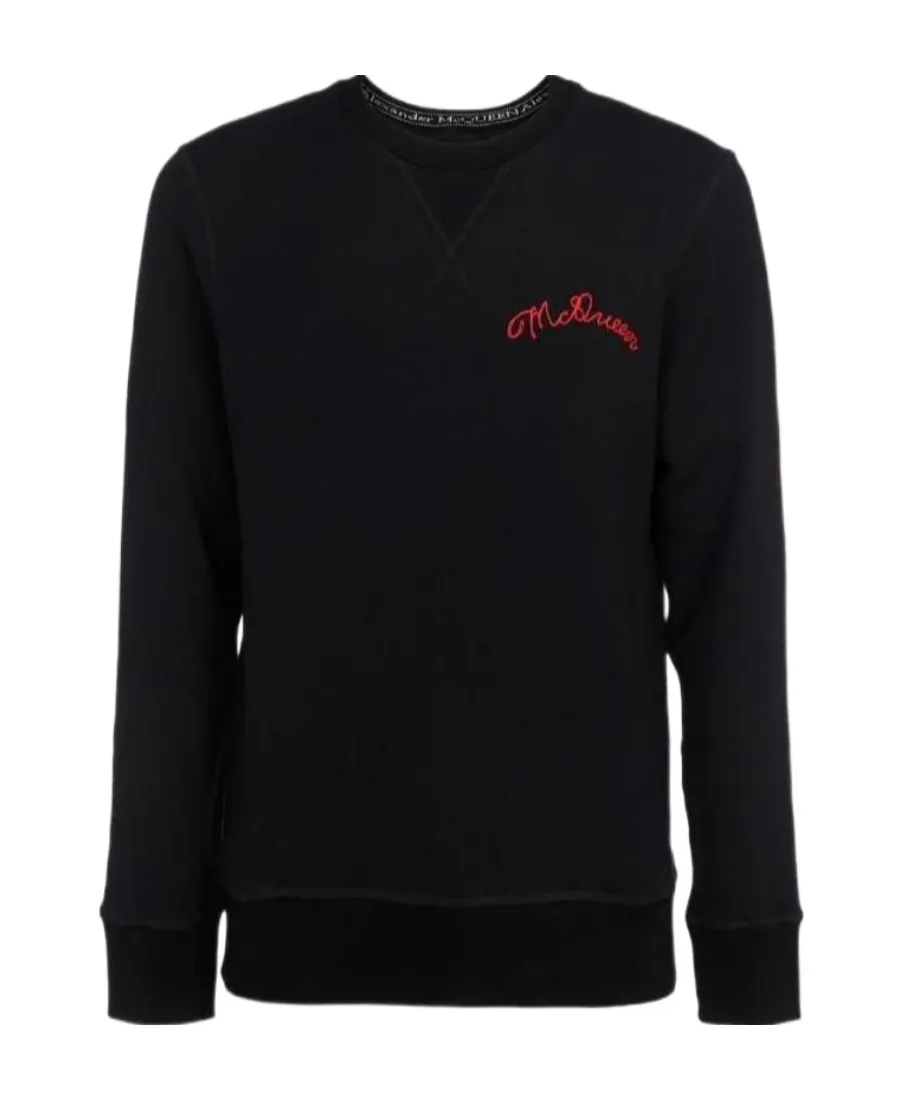 Alexander Mcqueen Logo Embroidered Sweatshirt
