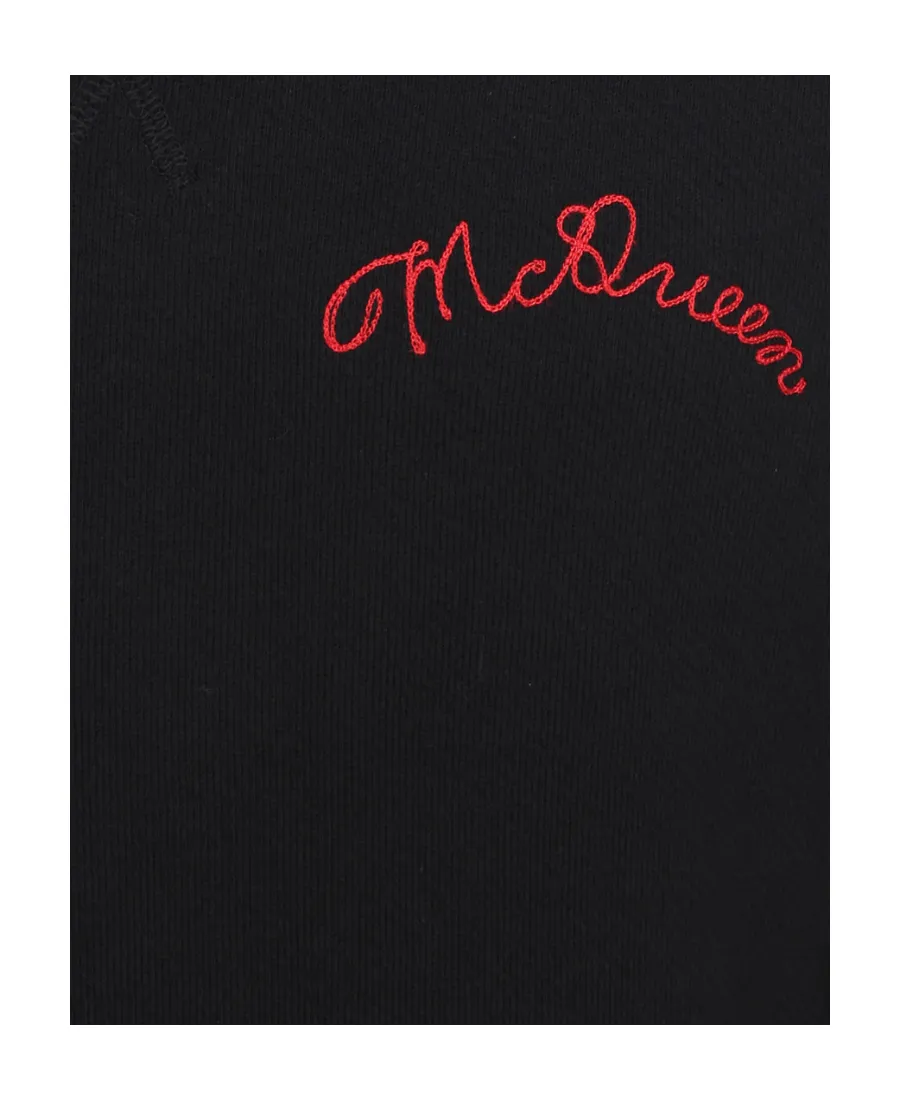 Alexander Mcqueen Logo Embroidered Sweatshirt