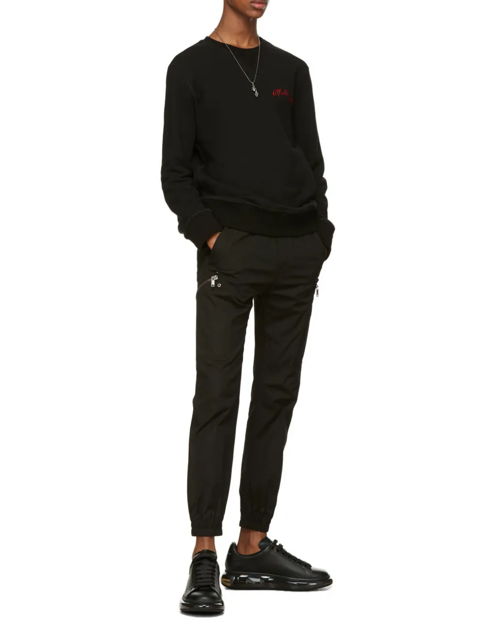 Alexander Mcqueen Logo Embroidered Sweatshirt