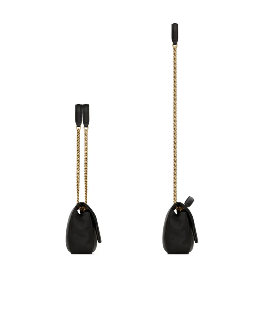 Saint Laurent Calypso Logo Plaque Shoulder Bag