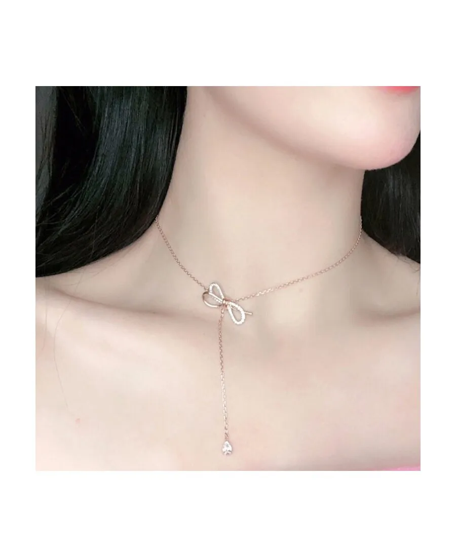 Bow Tie Pendant Necklace