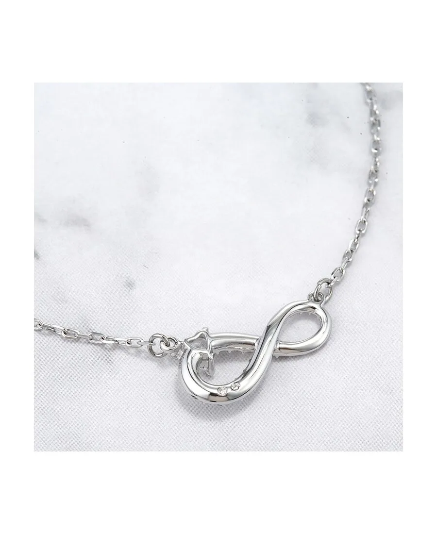 Swarovski White Endless Symbol Necklace 5520576