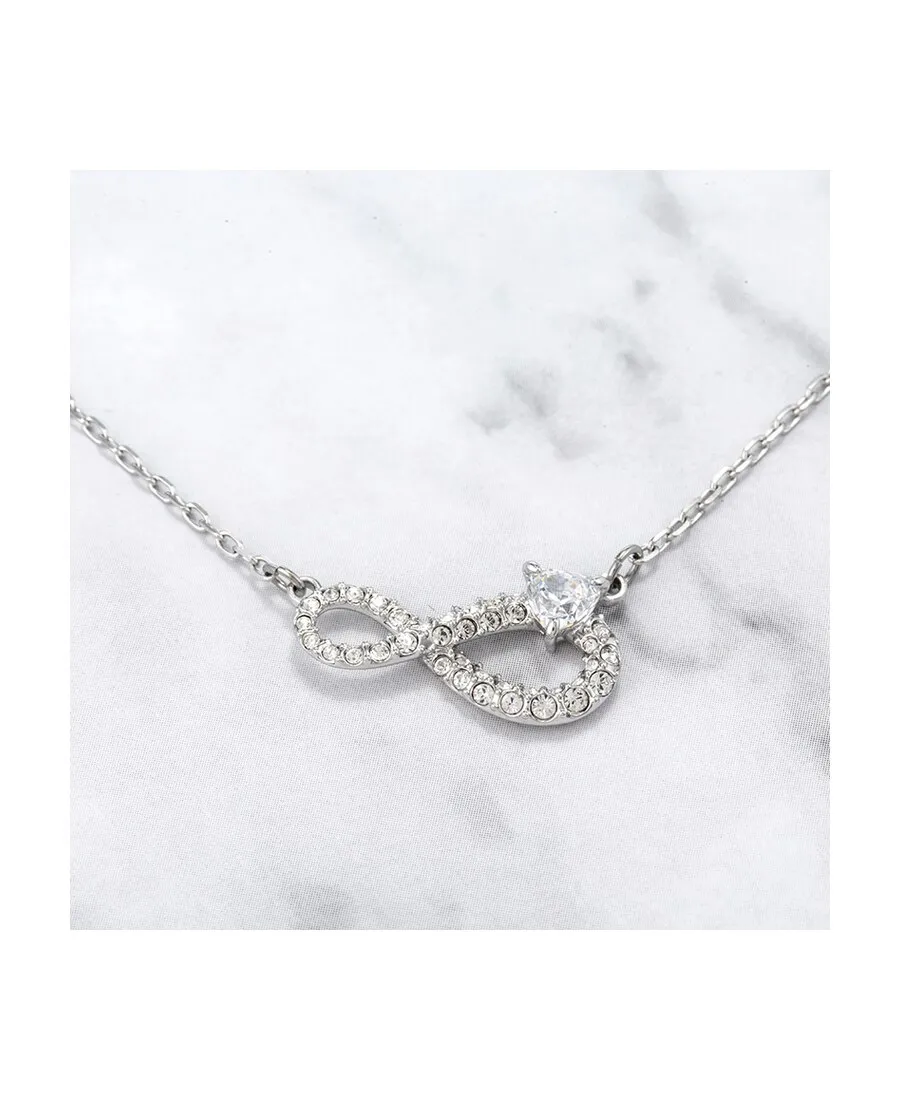 Swarovski White Endless Symbol Necklace 5520576