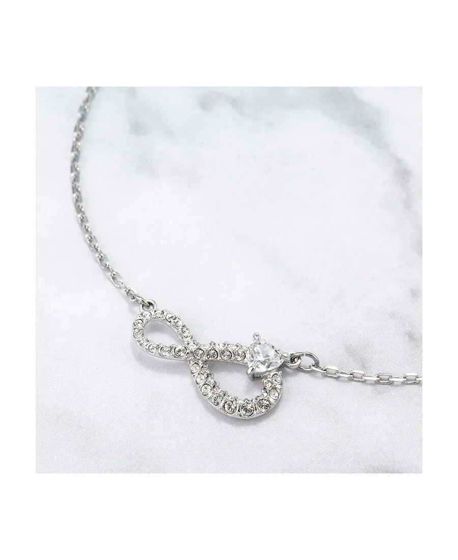Swarovski White Endless Symbol Necklace 5520576