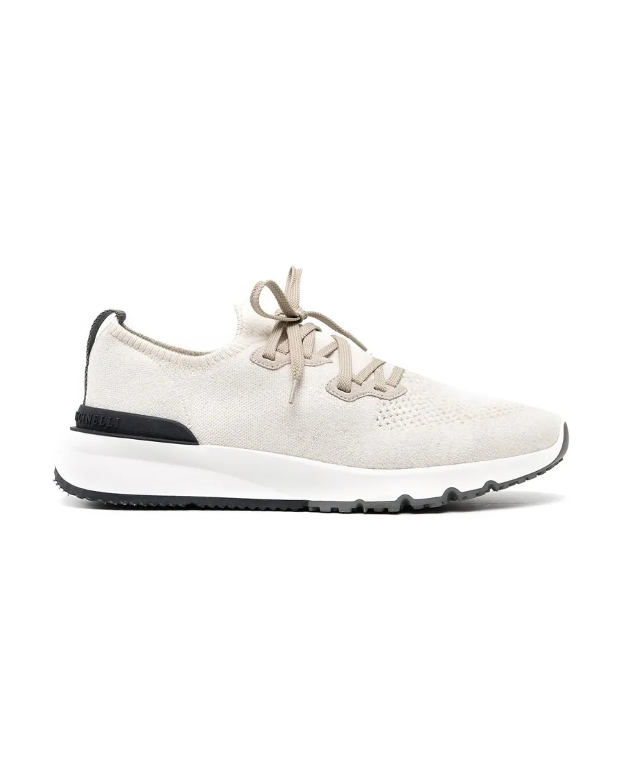 Brunello Cucinelli Lace Up Sock Sneakers