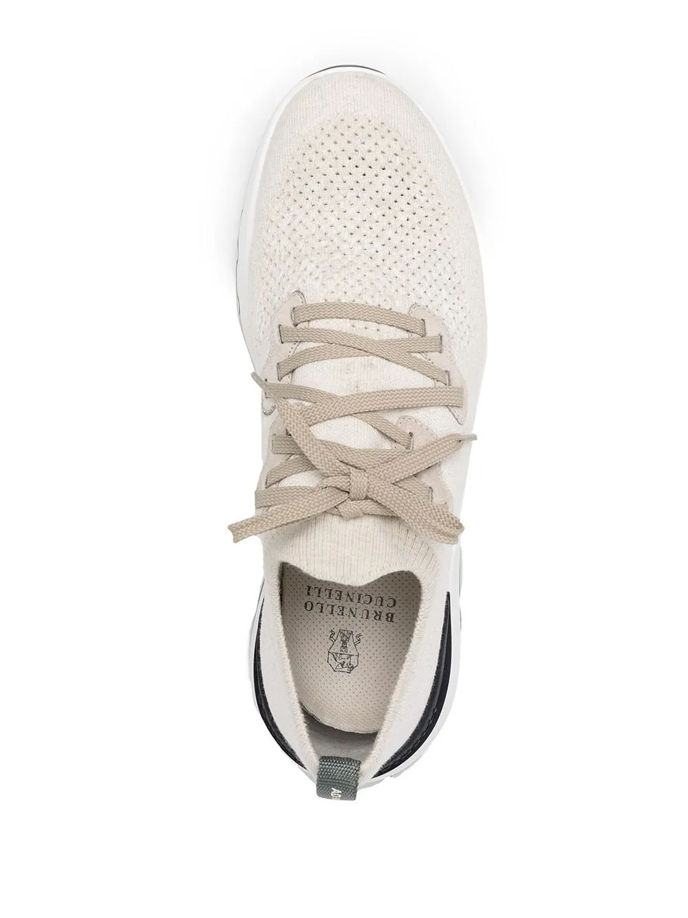Brunello Cucinelli Lace Up Sock Sneakers