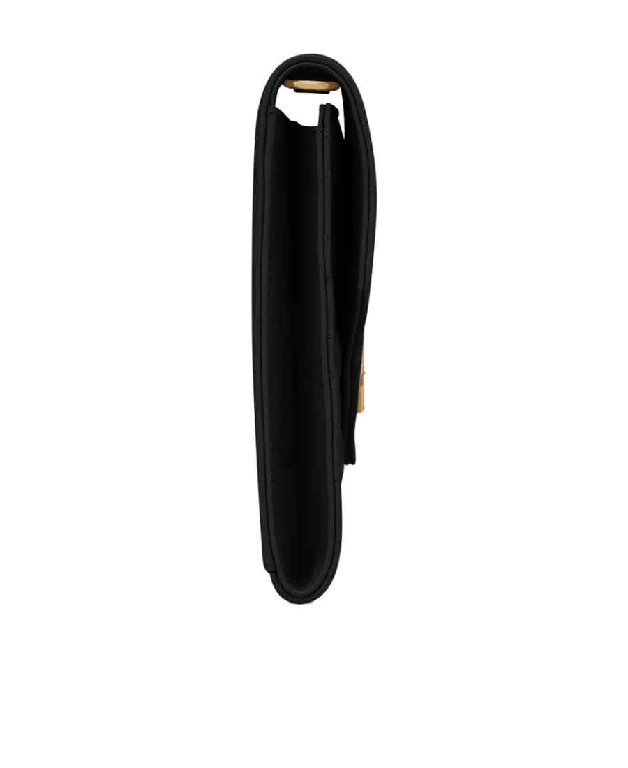 Saint Laurent Logo Plaque Envelope Clutch Bag
