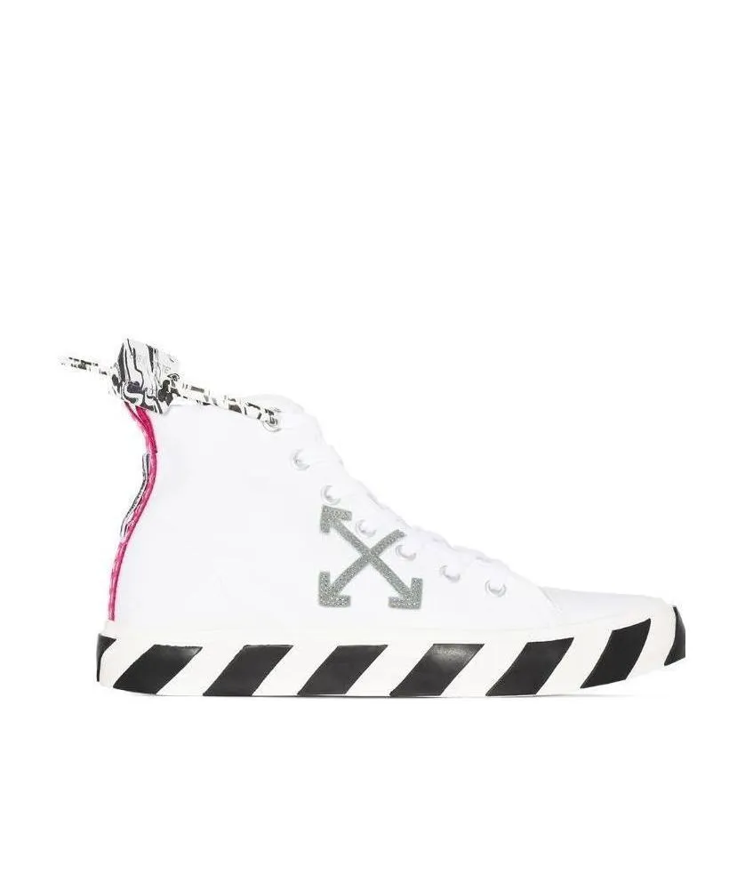 Vulcanised Mid-Top Sneakers