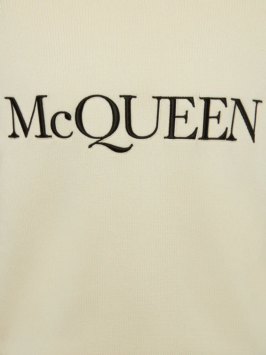 Alexander Mcqueen Logo Knitted Crewneck Jumper