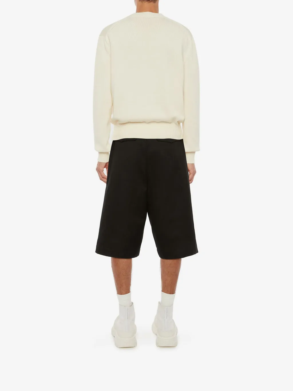 Alexander Mcqueen Logo Knitted Crewneck Jumper