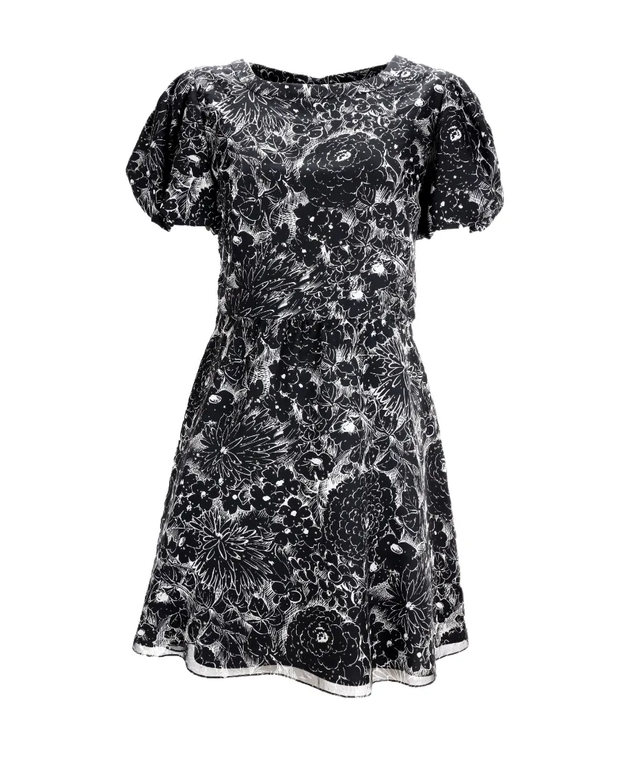 Jacquard Mini Dress