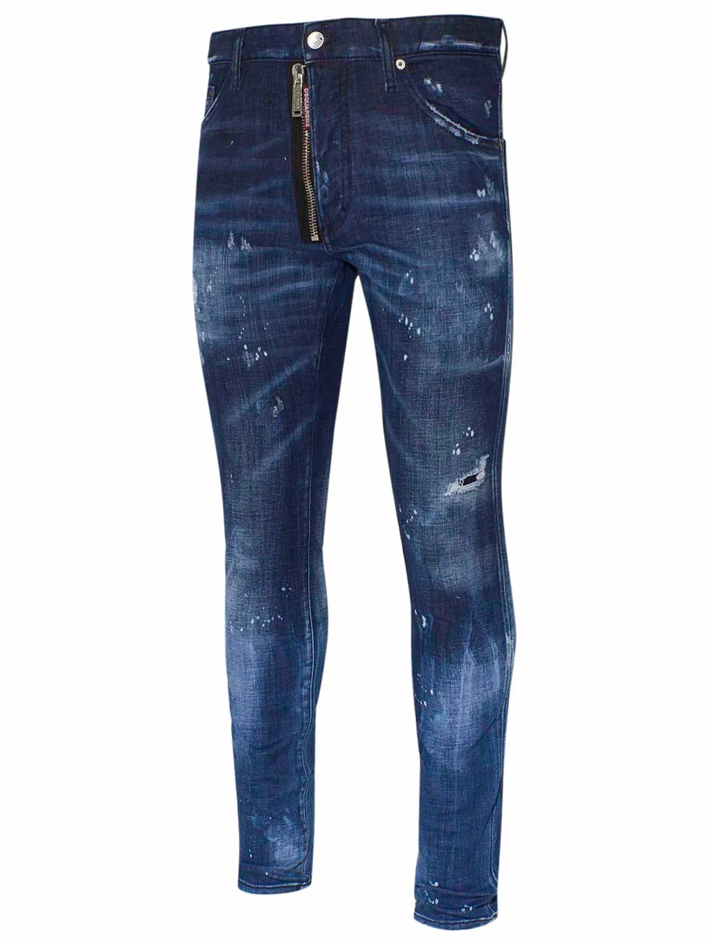 Cool Guy Distressed Straight-Leg Jeans