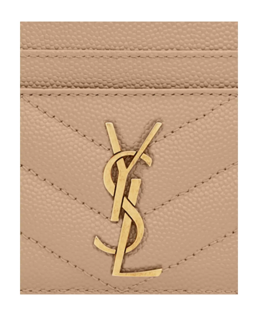 Saint Laurent Cassandre Matelass Card Case