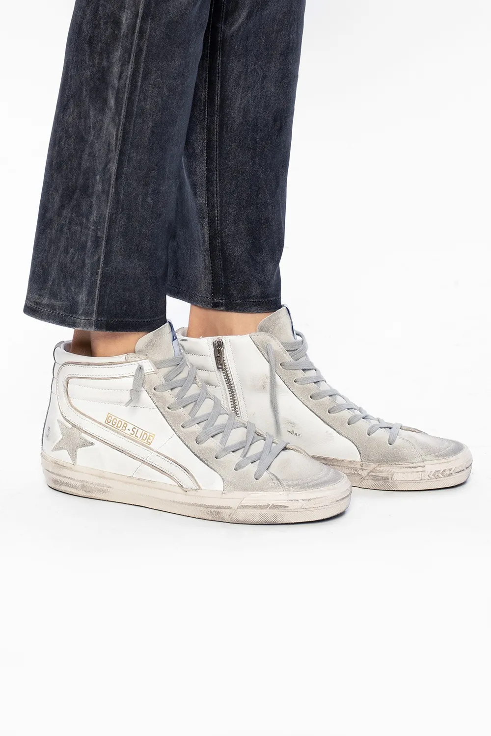 Golden Goose Deluxe Brand Slide High-Top Sneakers