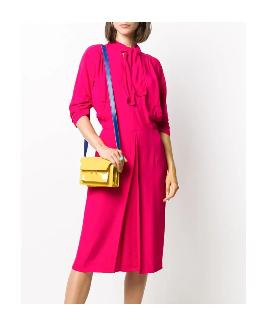 Marni Crepe Envers Satin Dress