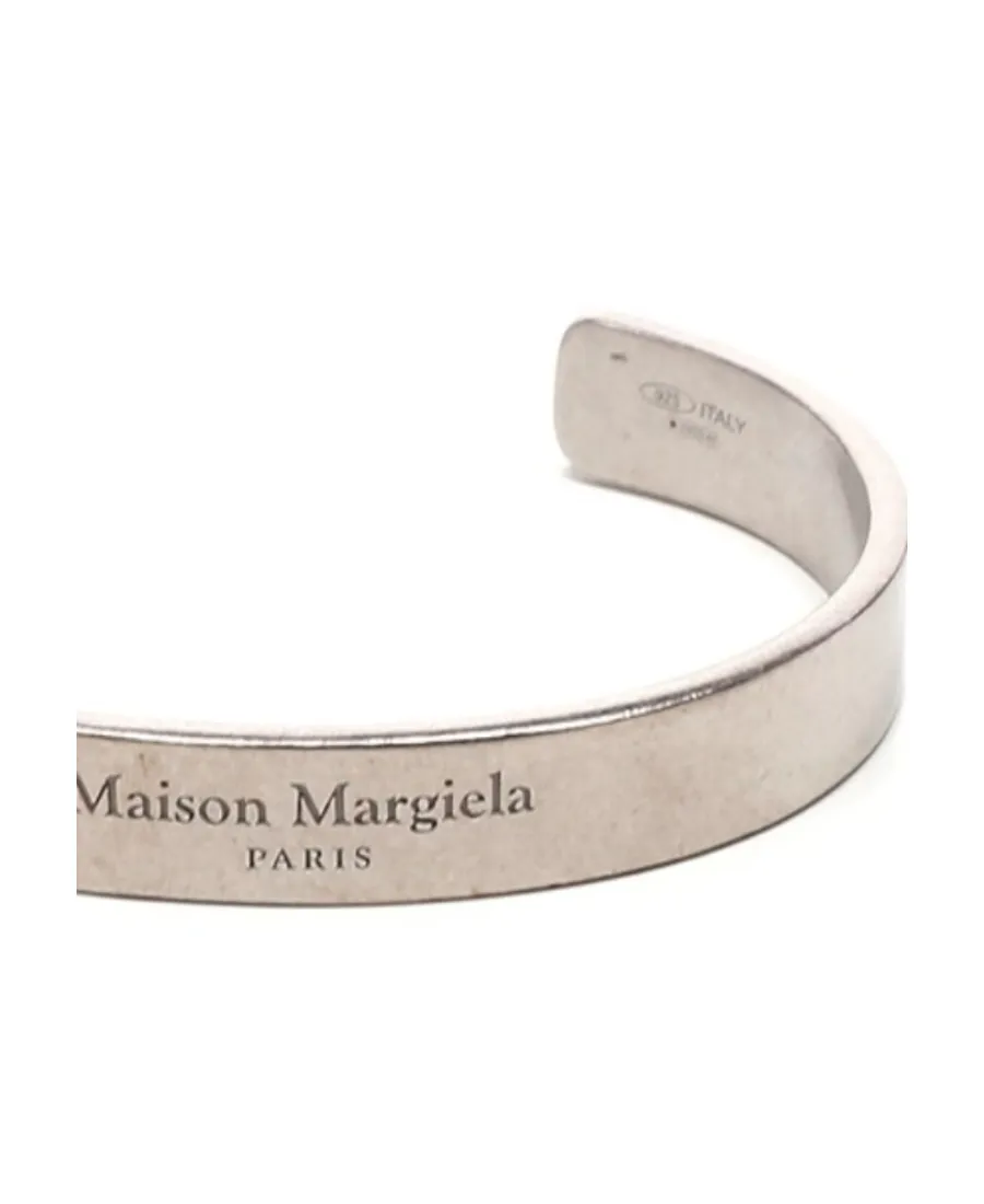 Logo-Engraved Cuff Bracelet