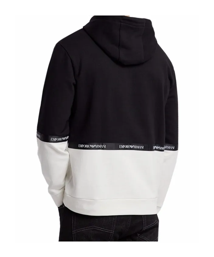 Color Matching Hooded Hoodie