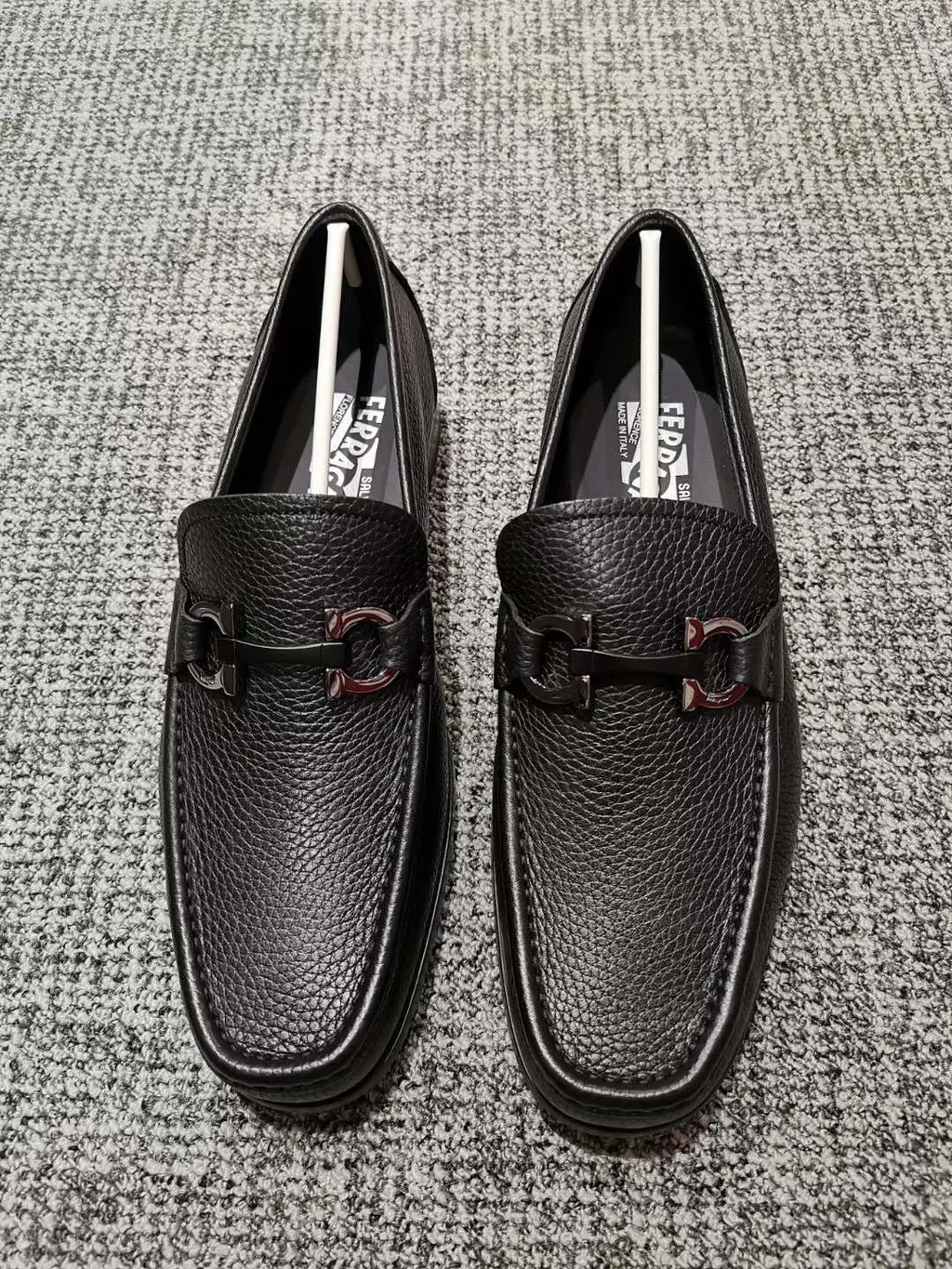 Salvatore Ferragamo Gancini Ornament Loafers