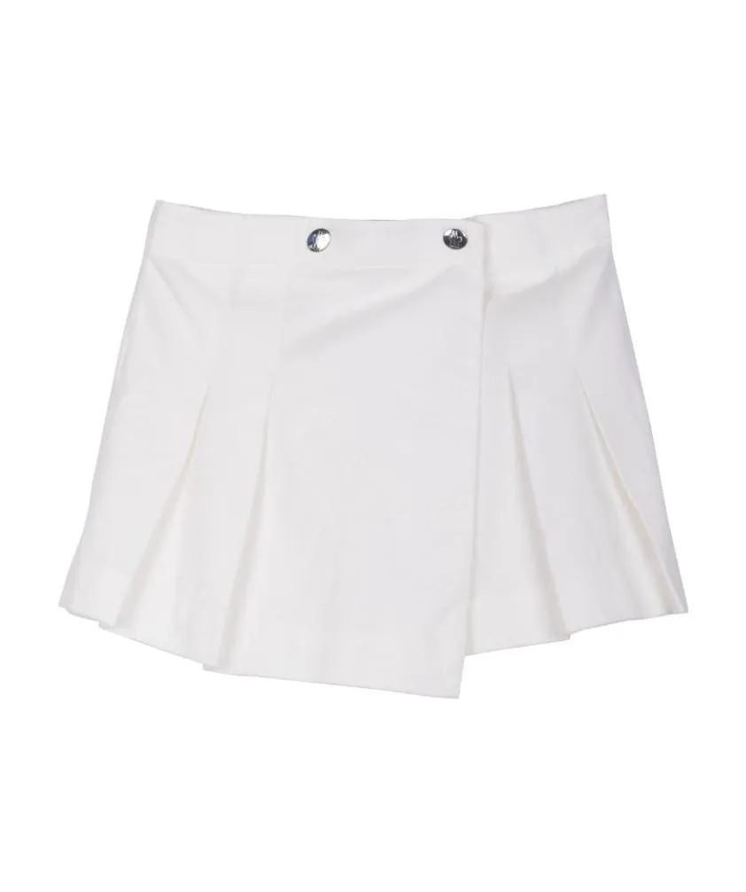 Pleated Front Skort