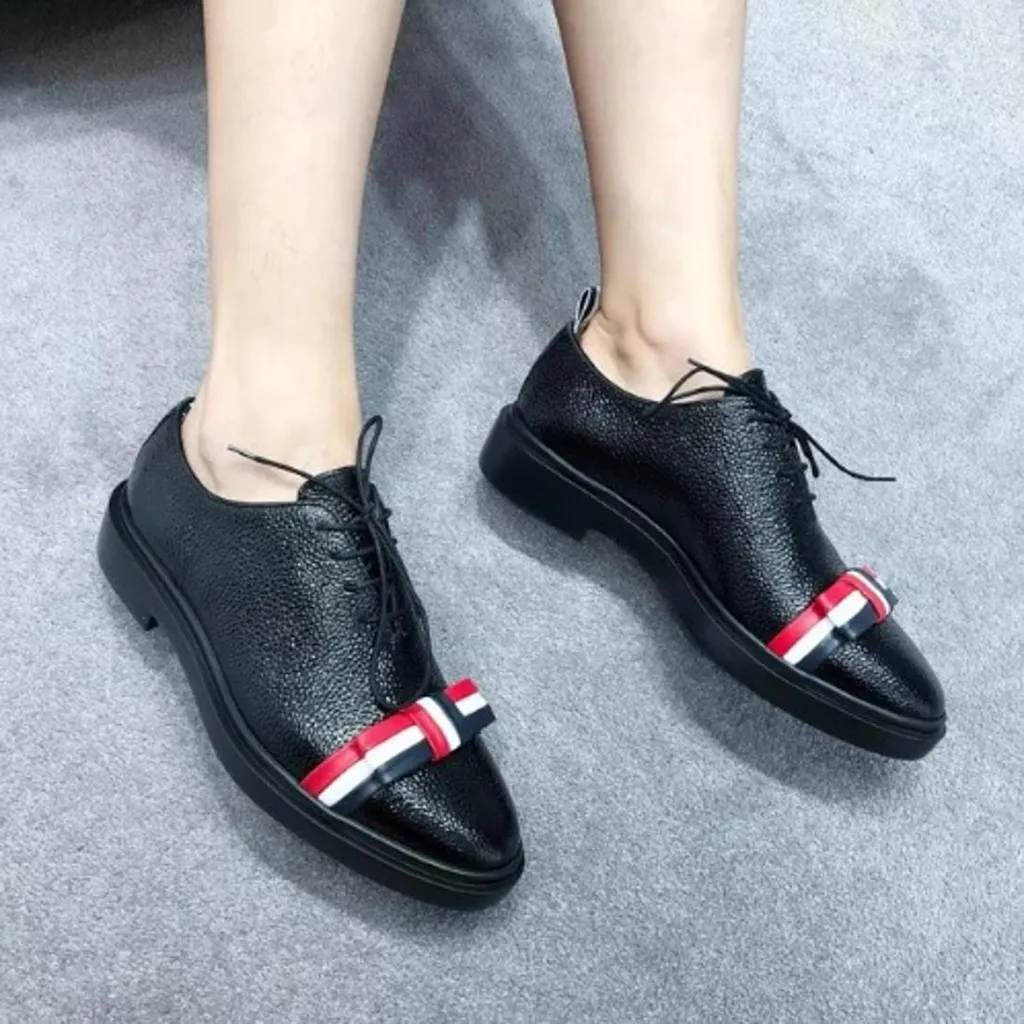 Thom Browne Bow Wholecut Oxford Shoes