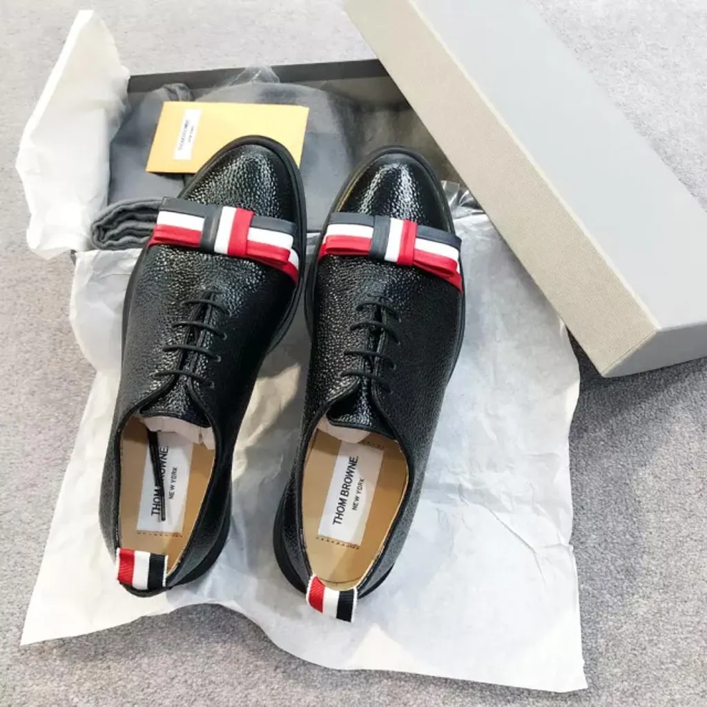 Thom Browne Bow Wholecut Oxford Shoes
