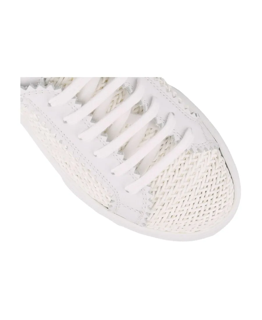 Casadei Off Road Woven Lace-Up Sneakers
