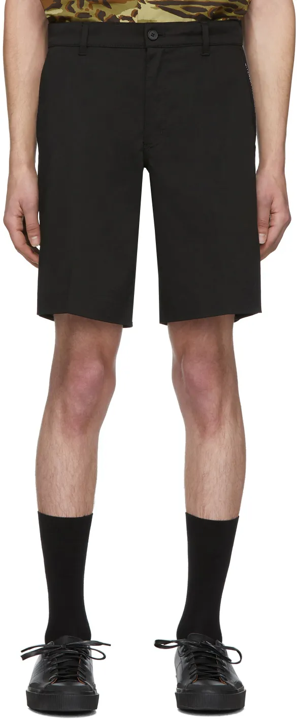 Label Patch Chino Shorts