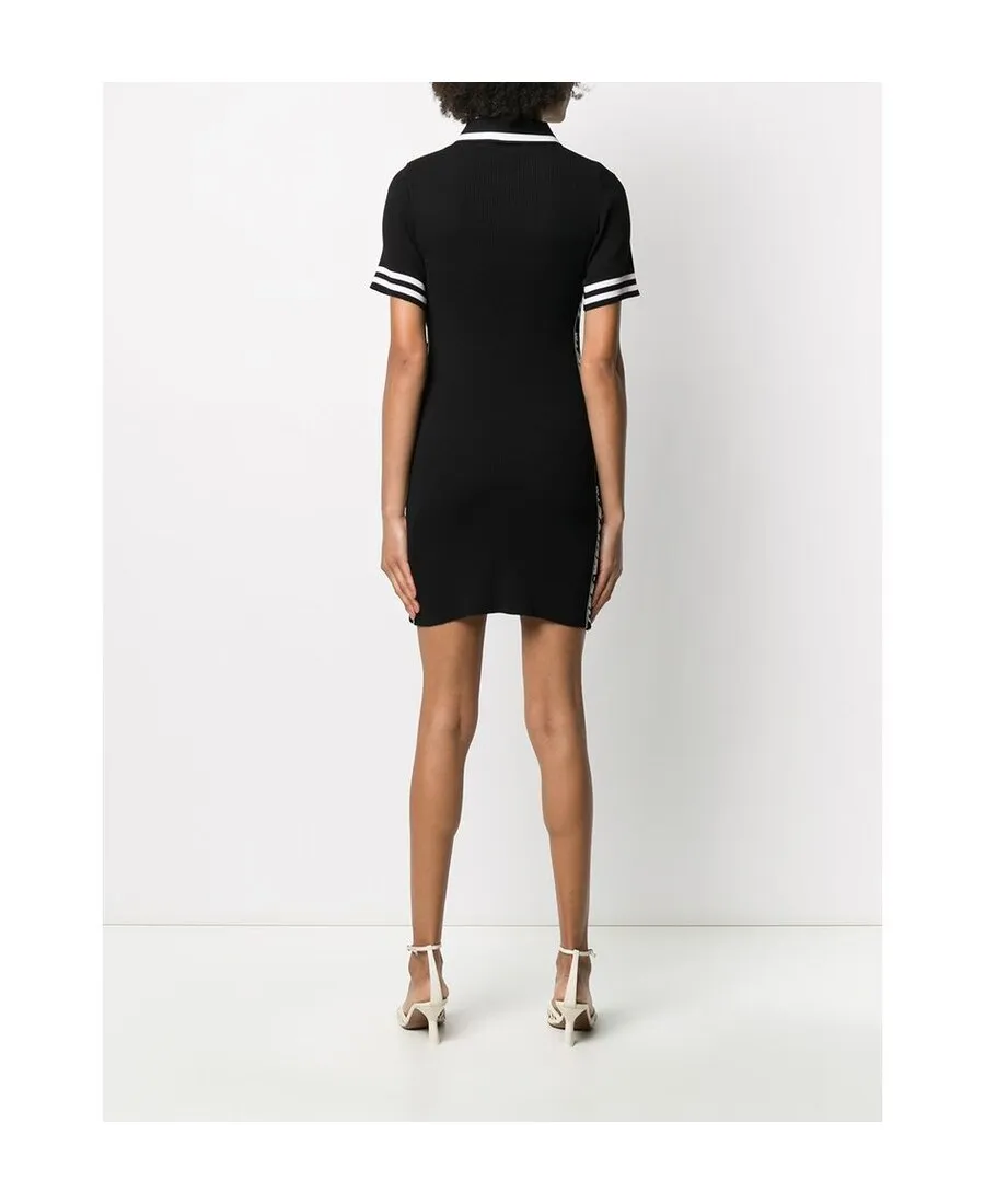 Off-White Short Sleeved Knitted Dress
