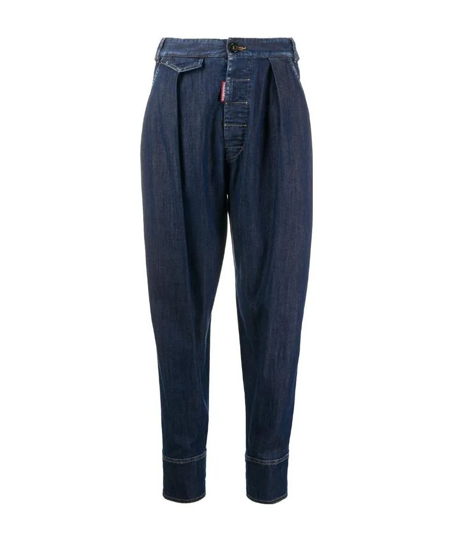 Dsquared2 High-Waist Balloon-Leg Jeans
