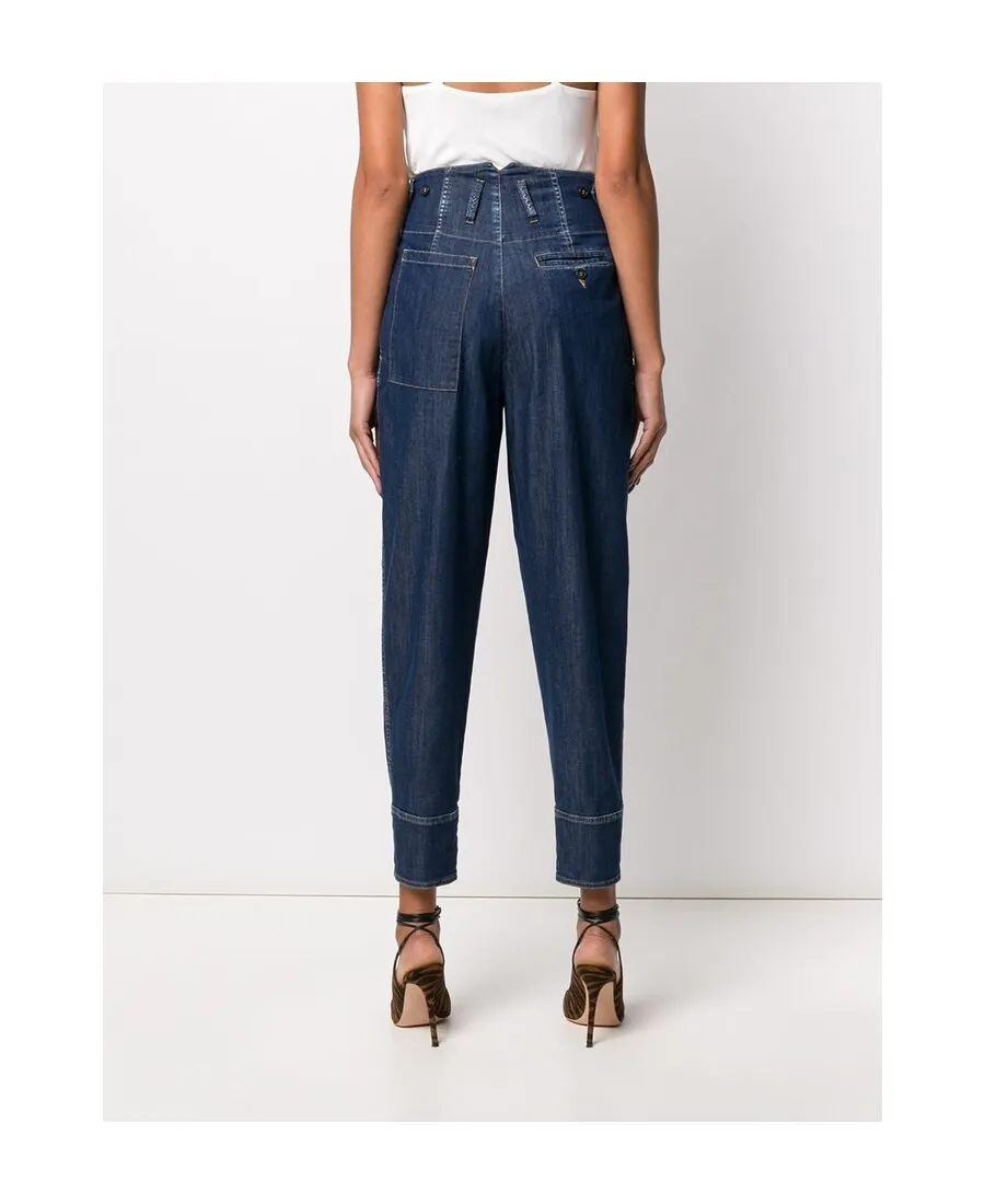 Dsquared2 High-Waist Balloon-Leg Jeans