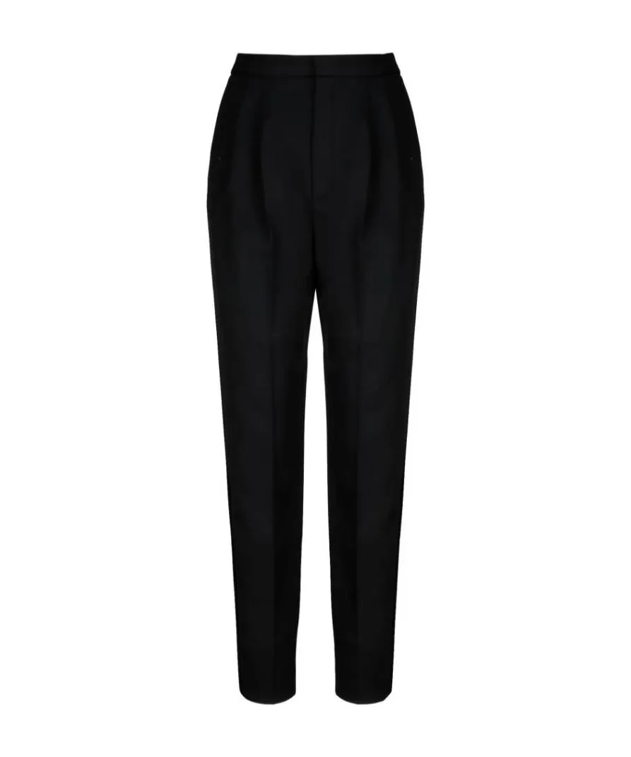Saint Laurent High Waist Tapered Pants