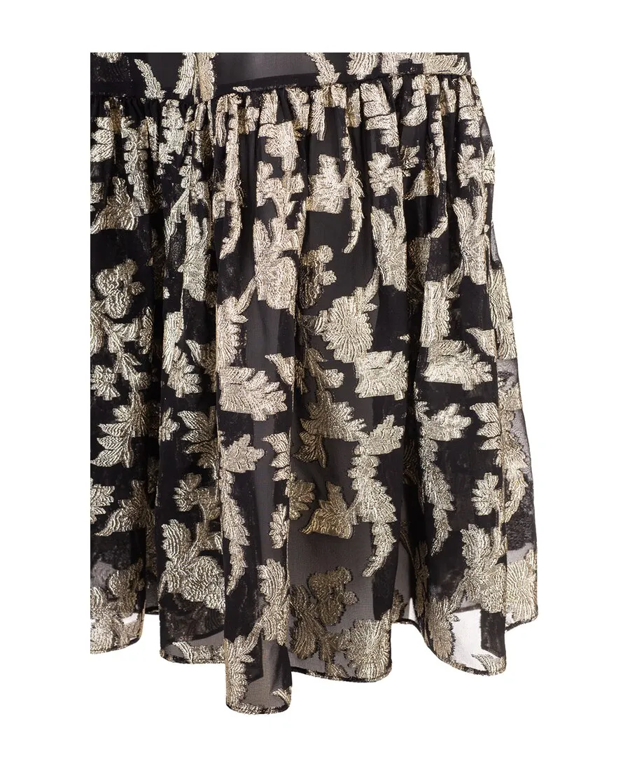 Saint Laurent Halter Neck Midi Dress