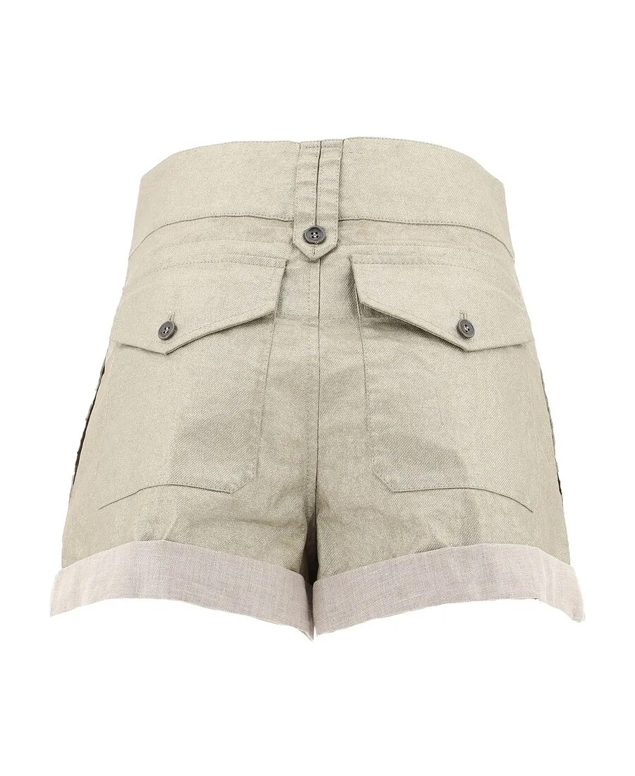 Saint Laurent Belted Cargo Shorts