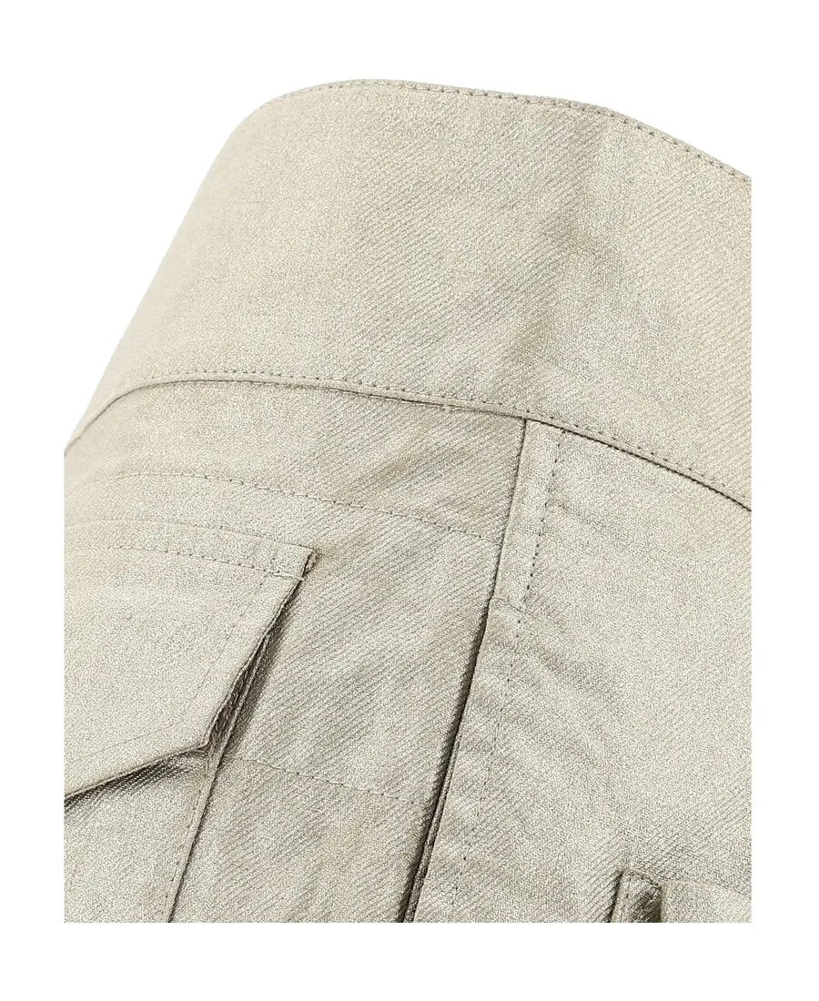 Saint Laurent Belted Cargo Shorts