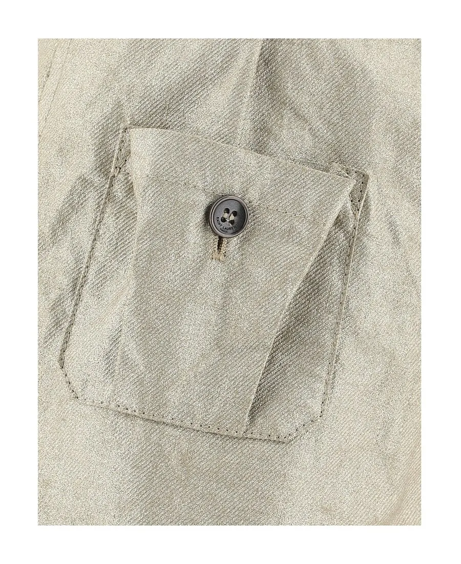 Saint Laurent Belted Cargo Shorts