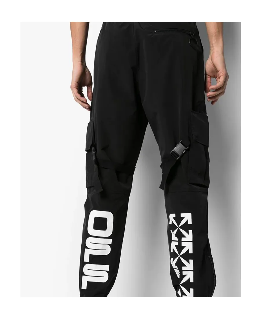 Off-White Logo Print Cargo Pants