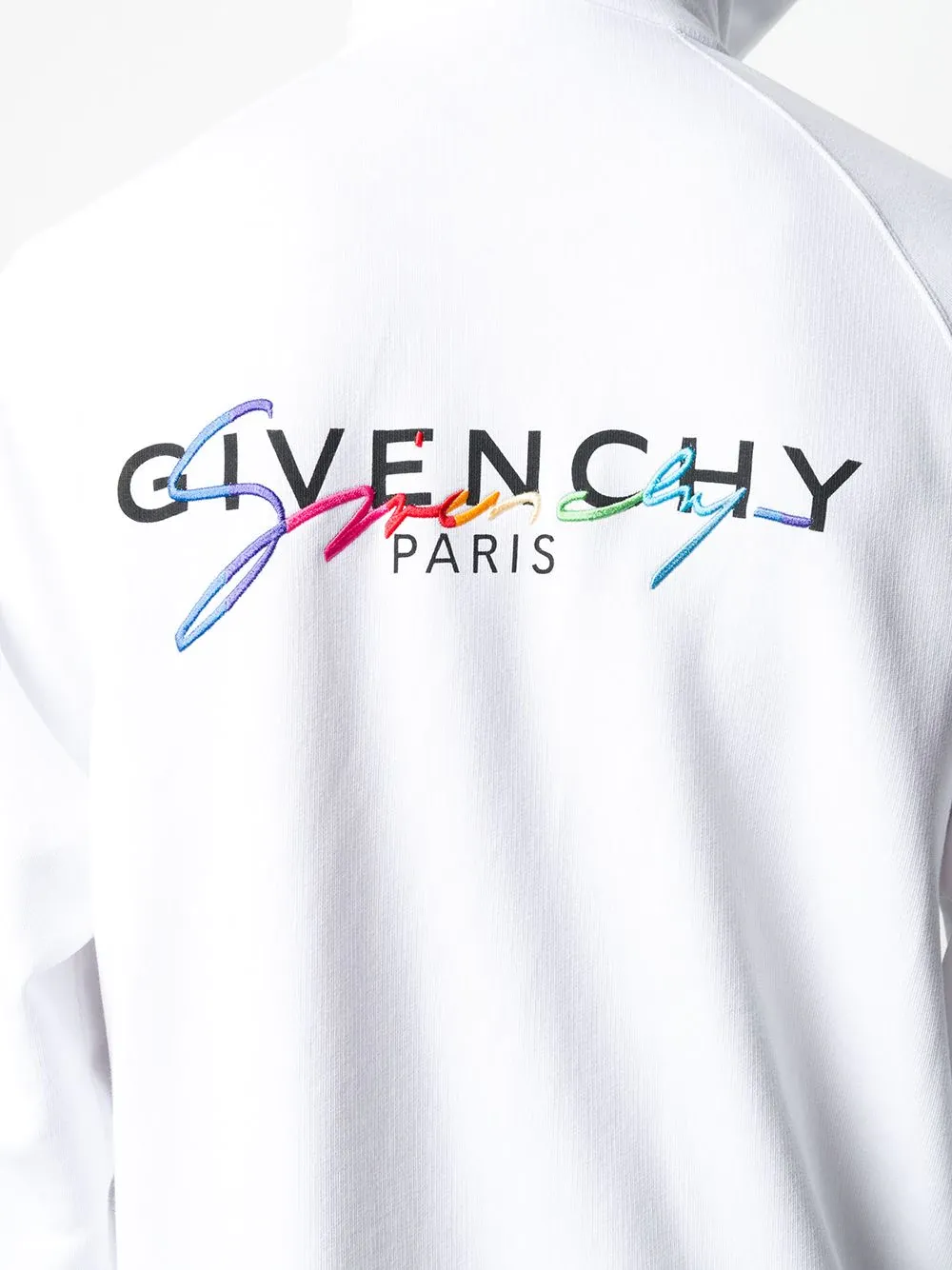 Rainbow Logo-Print Zipped Hoodie