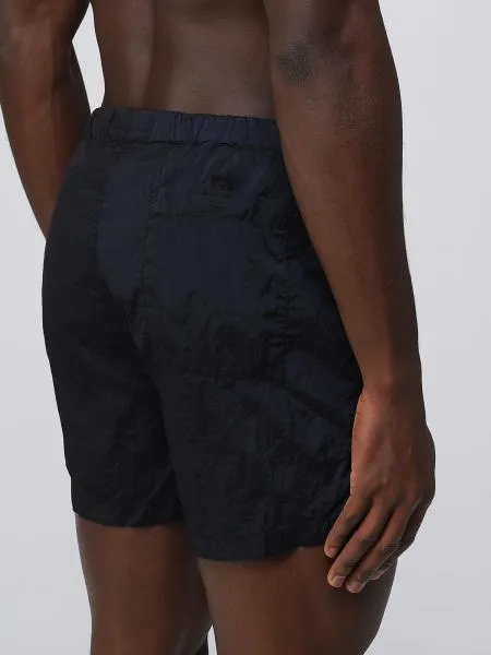 Stone Island Logo Patch Drawstring Swim Shorts