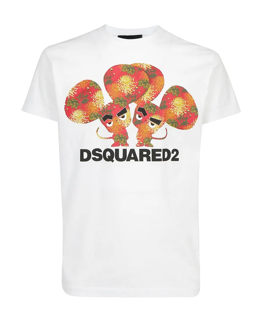 Logo Mouse Printed T-Shirt