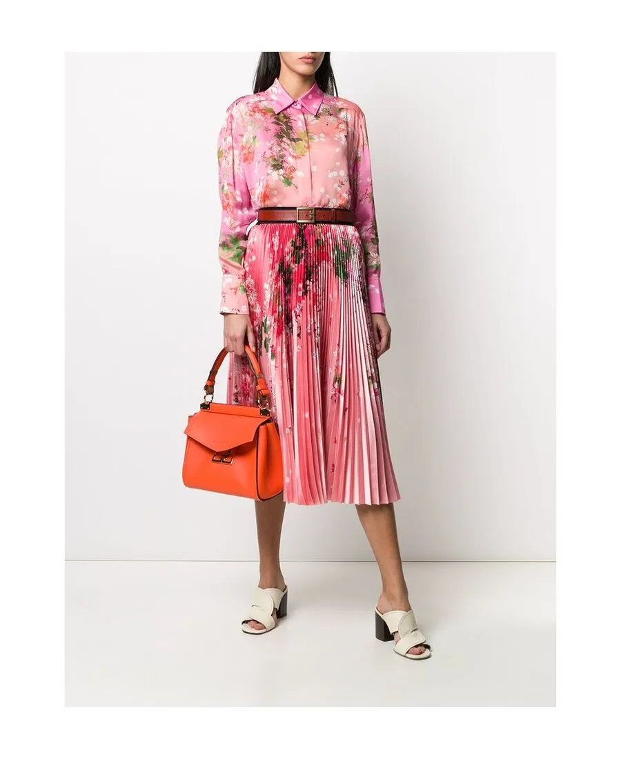 Floral Print Long-Sleeved Shirt