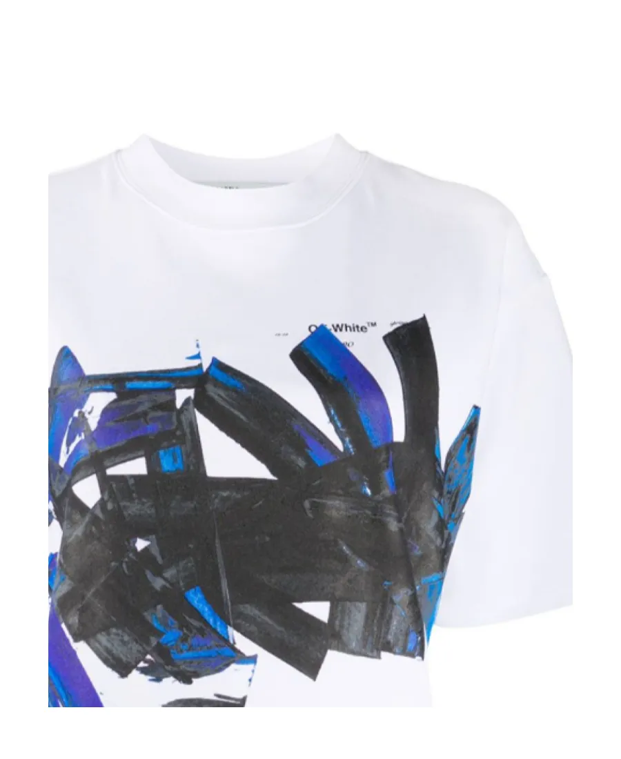 Tomboy Brush-Stroke Print T-Shirt