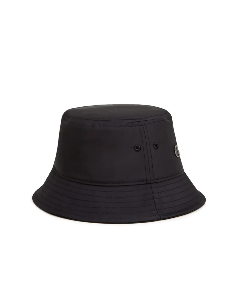 Rick Owens X Champion Joint Black Embroidered Logo Wide-Brimmed Hat