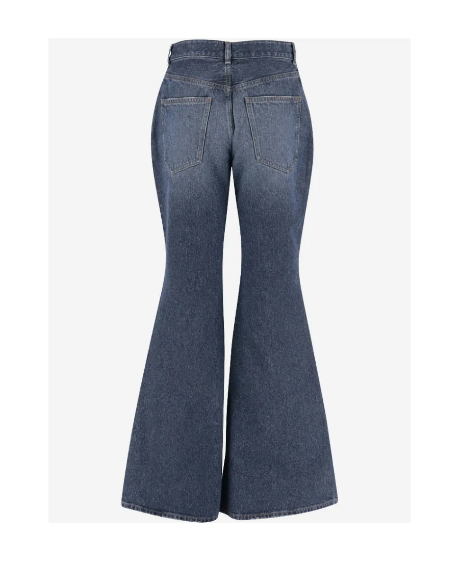 High Waist Horn Jeans