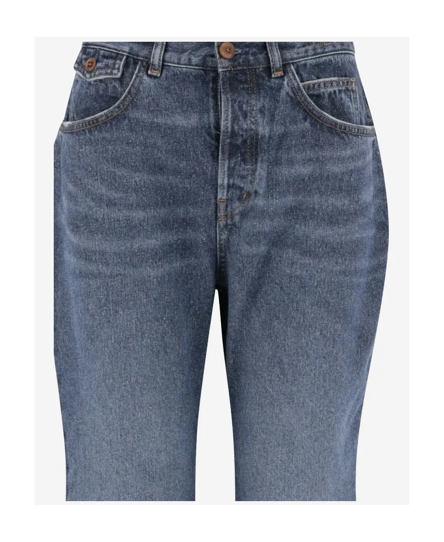 High Waist Horn Jeans
