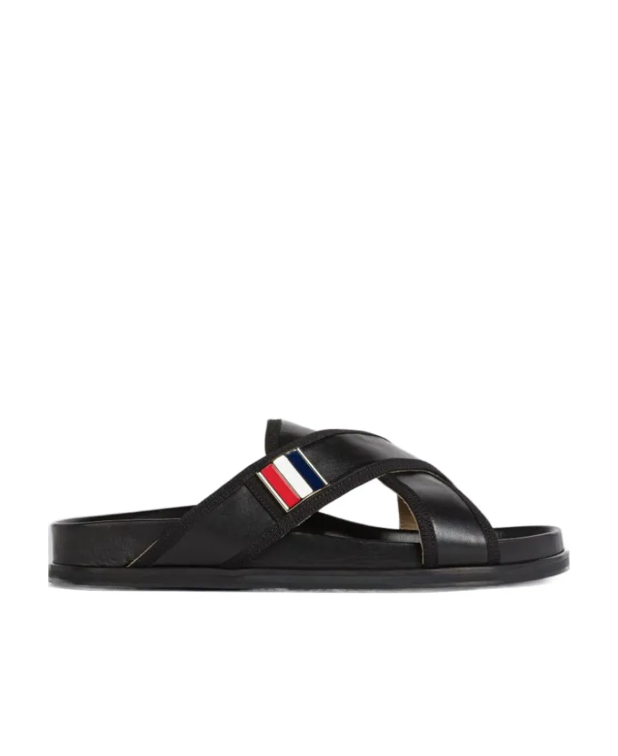 Thom Browne Cross-Over Flat Sandals