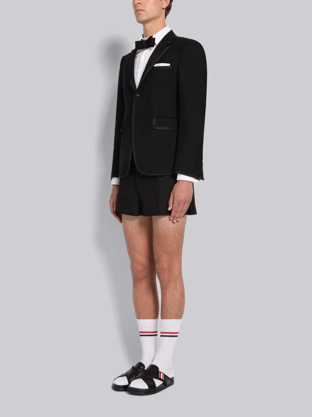 Thom Browne Cross-Over Flat Sandals