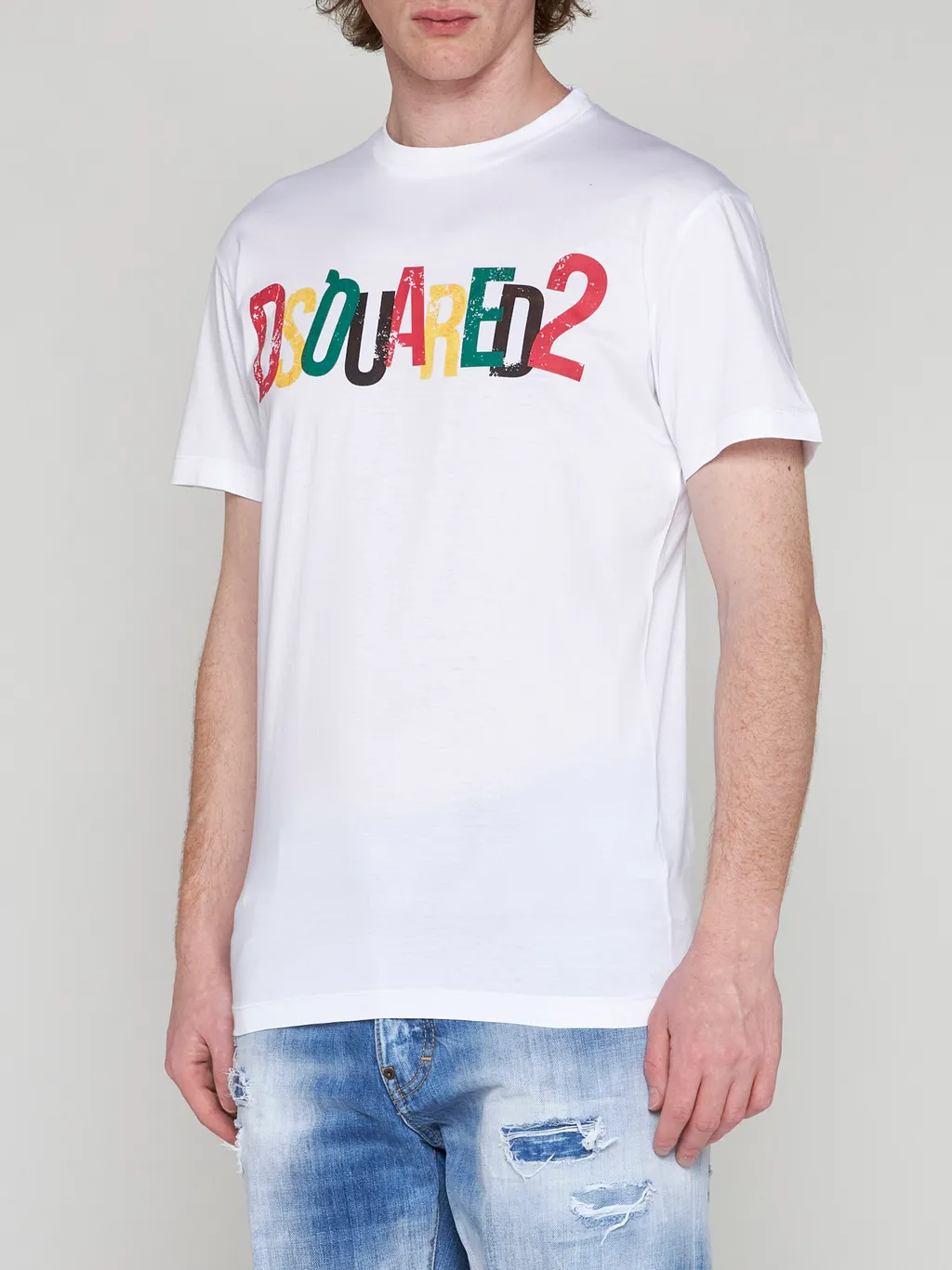 Dsquared2 Logo Printed Crewneck T-Shirt
