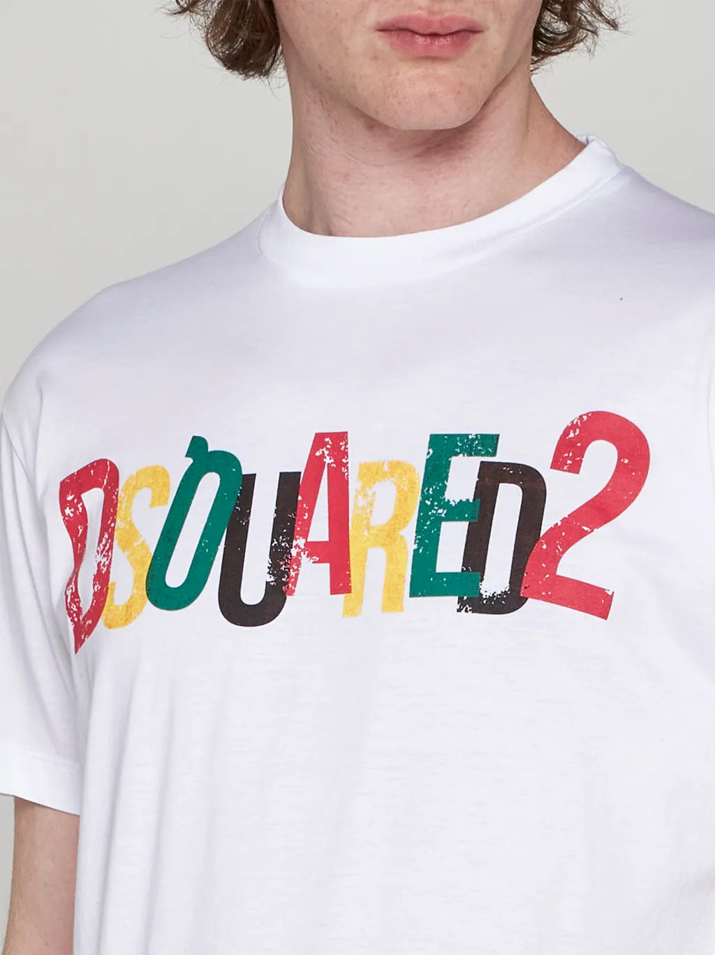 Dsquared2 Logo Printed Crewneck T-Shirt