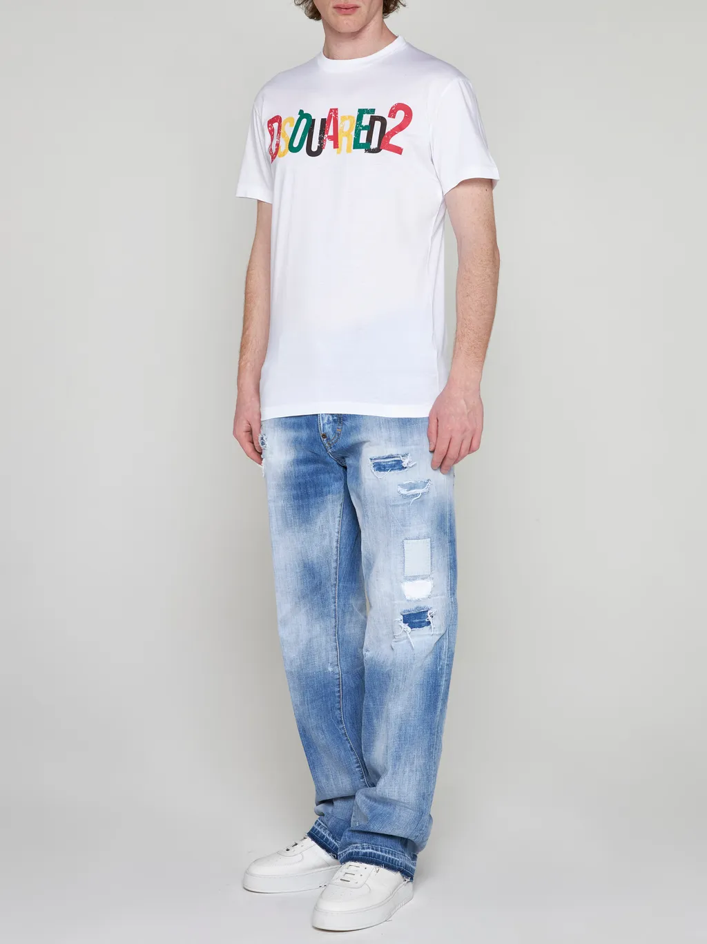 Dsquared2 Logo Printed Crewneck T-Shirt