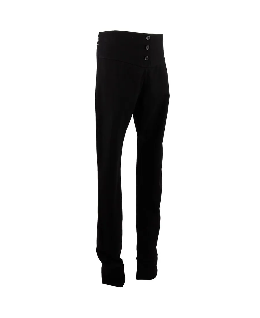 Logo High Waist Trousers
